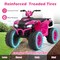 Red 24V Electric Ride-On ATV for Kids with Wireless Connection, 3-8 Years Old